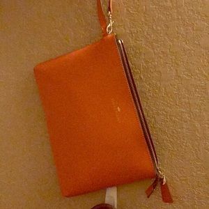 Authentic Elaine Turner leather clutch